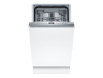 Bosch Dishwasher | SPV4EMX25E | Built-in | Width 45 cm | Number of place settings 10 | Number of programs 6 | Energy efficiency class C | AquaStop function | White