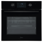 Midea Oven | MBO65M80D2-BK | 70 L | Electric | Aqua Clean/Hydro Clean | Mechanical | Convection | Height 59.5 cm | Width 57.5 cm | Black