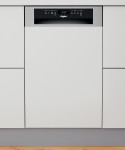 Whirlpool Dishwasher | WSBO 3O34 PF X | Built-in | Width 45 cm | Number of place settings 10 | Number of programs 8 | Energy efficiency class D | Display | Stainless steel