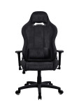 Arozzi Torretta Soft Fabric | Gaming Chair | Metal/Reinforced nylon | Pure Black