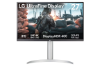 LG | 27UP650K-W | 27 " | IPS | UHD | 16:9 | 60 Hz | 5 ms | 3840 x 2160 pixels | 400 cd/m² | HDMI ports quantity 2
