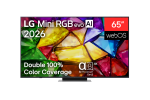 LG 4K evo AI Mini RGB TV | 65MRGB87B3B | 65 | Smart TV | webOS | UHD | Black