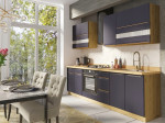 Virtuvės Komplektas Glamour Blue 260