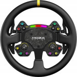 Simuliacijos vairas - Moza Racing - RS V2 - Ergonomiškas odinis - Metalinės svirtelės - Išskirtinis dizainas