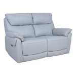 Dvivietė sofa-reglaineris Home4You Bowen, pilka