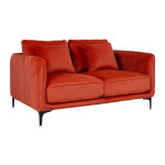 Dvivietė sofa Home4You Bianka, oranžinė