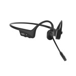 SHOKZ OpenComm2 2025 Upgrade Wireless Bluetooth Bone Conduction Videoconferencing Headset with USB-C Charging Port 16 Hr Talk Time, 29m Wireless Range, 1 Hr Charge Time Includes Noise Cancelling Boom Mic, Black
