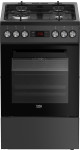 Beko Laisvai stovinti viryklė FSM 51330 DAOT, 600mm, 500mm, 850mm, 1 orkaitė, 60L, 4 virimo zonos, 8 funkcijos