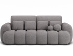 Sofa-lova Eltap Cotonn, 256x119x105 cm, pilka