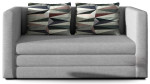 Sofa-lova Nore Neva, 132x70x62 cm, pilka