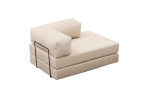 Sofa-lova Linento Furniture Comfort, kreminės spalvos