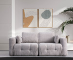 Modulinė sofa Asir Amaris, šviesiai pilka