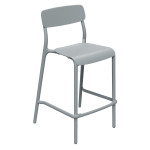 Lauko baro kėdė Ferne Rimo Agate Gray plastikinė ergonominė sukraunama