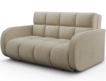 Sofa-lova Deverio, 154x103x83 cm, smėlio spalvos