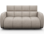 Sofa-lova Deverio, 154x103x83 cm, smėlio spalvos