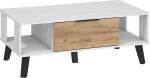 Staliukas Sven, 46x120x65 cm, baltas/rudas