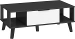 Staliukas Sven, 46x120x65 cm, juodas/baltas