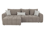 Kairinė kampinė sofa Chill_Me, 168x298x90 cm, ruda