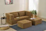 Modulinė sofa Asir Pirgos, ruda