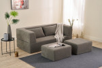 Modulinė sofa Asir Pirgos, pilka