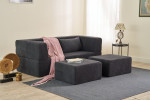 Modulinė sofa Asir Pirgos, pilkas