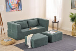 Modulinė sofa Asir Pirgos, žalia
