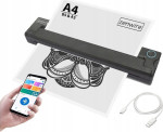 Zenwire TP-820 Mini Portable Thermal Printer A4 for Tattoos - Bluetooth - USB-C