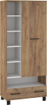 Vitrina Meblocross 1D1SP, ruda