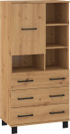 Vitrina Meblocross 1D3SP, ruda