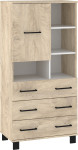 Vitrina Meblocross 1D3SP, šviesiai ruda