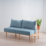 Homla Seri 2-vietų sofa, mėlynas apmušalas, 180 x 76 x 86 cm