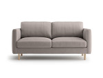 Dvivietė sofa Micadoni Eden, Warm grey