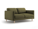 Dvivietė sofa Micadoni Eden, Moss Green Melange