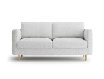 Dvivietė sofa Micadoni Eden, Light Grey Melange