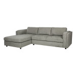Kampinis sofa Home4you SIRE LC žalia, šiuolaikiškas audinio apmušalas
