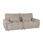 Sofa Home4you BARBARA 2,5-vietė šviesiai ruda moderni su apmušalais
