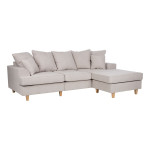 Sofa Home4You Jamaica, 260x177x97 cm, pilka