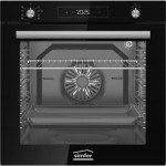 Simfer BI-81608P įmontuojama elektrinė orkaitė, 80 l, juoda