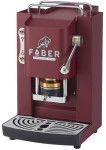 Kavos kapsulinis aparatas Faber Pro Deluxe vyšninės raudonos spalvos su chromu, 1,3 l, ESE 44 mm