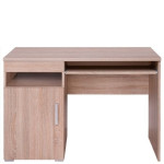 Rašomasis stalas Damis 1D1S/110, 110.4x58.4x75 cm, rudas
