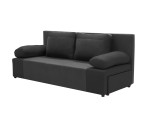 Sofa-lova Soni, 190x85x79 cm, pilka/juoda