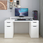 Rašomasis stalas Alen 150 cm, baltas