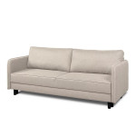 Trivietė sofa-lova Bruno 3DL Lumos22, 216x100x90 cm, smėlio spalvos