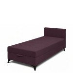 Sofa Mebelbos Ibis 90, 90x205x90 cm, violetinė