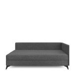 Sofa Mebelbos Ibis 90, 95x205x85 cm, pilka