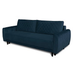 Sofa Mebelbos Roma 3DL, 230x89x99 cm, mėlyna