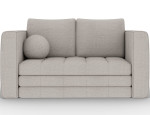 Kastol sofa bed, gray chenille