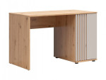 Rašomasis stalas Brevas, 120x60x76.5 cm, rudas/smėlio spalvos