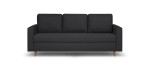 Sofa Bellezza Ken, juoda