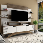 Sekcija Kalune Design Deparo, ruda/balta